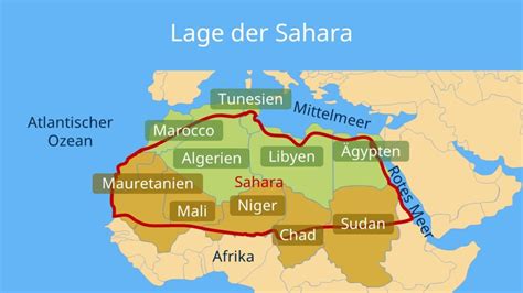 wo liegt die sahara